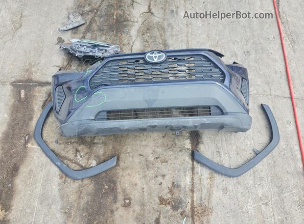 2T3W1RFV8NW189997 2022 TOYOTA RAV4 Blue VIN sticker view