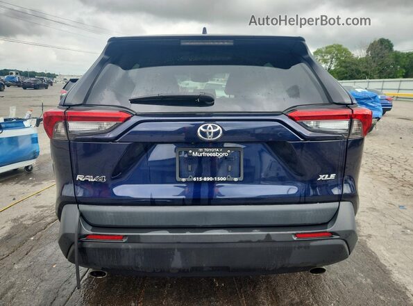 2T3W1RFV8NW189997 2022 TOYOTA RAV4 Blue Rear view