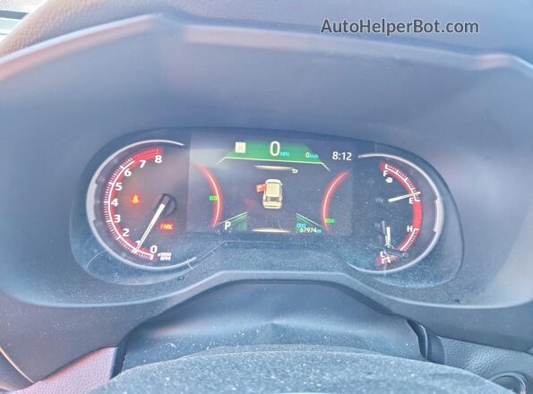 2T3W1RFV8PW249196 2023 TOYOTA RAV4 Gray Instrument cluster view