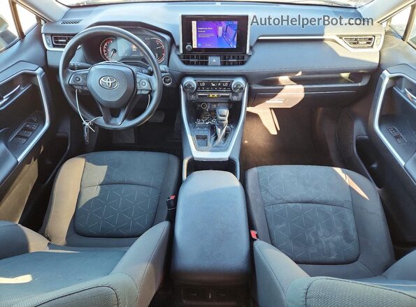 2T3W1RFV8PW249196 2023 TOYOTA RAV4 Gray Dashboard view