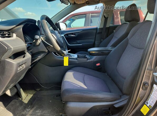 2T3W1RFV9KC006197 2019 TOYOTA RAV4 Gray Front interior view