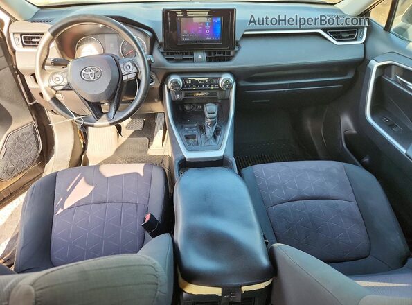 2T3W1RFV9KC006197 2019 TOYOTA RAV4 Gray Dashboard view