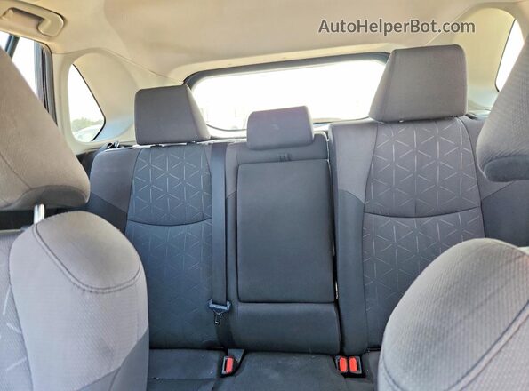 2T3W1RFV9KC006197 2019 TOYOTA RAV4 Gray Rear seats view