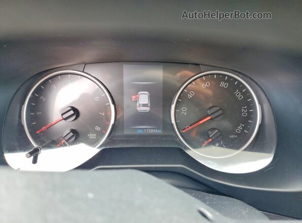 2T3W1RFV9LC048550 2020 TOYOTA RAV4 Black Вид щитка приладів