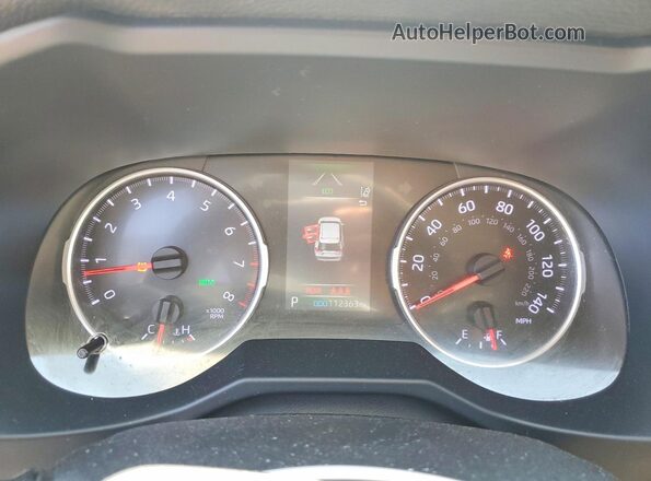 2T3W1RFV9MW119424 2021 TOYOTA RAV4 Silver Widok zestawu wskaźników