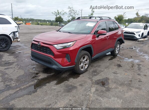 2T3W1RFV9NW224921 2022 TOYOTA RAV4 Red წინა მარცხენა ხედი სამი მეოთხედიდან