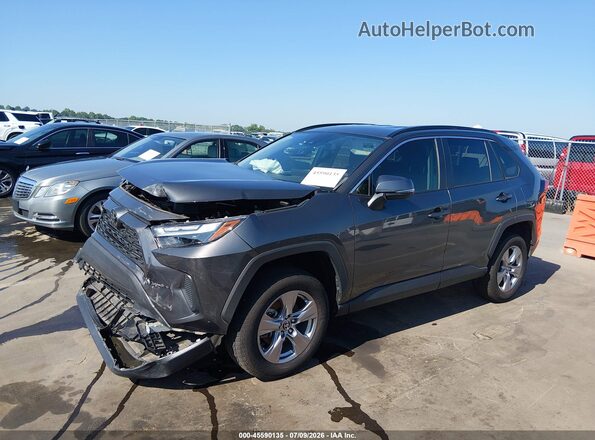 2T3W1RFV9NW235403 2022 TOYOTA RAV4 Gray Առջևի ձախ երեք քառորդ տեսարան