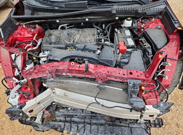 2T3W1RFV9RW328878 2024 TOYOTA RAV4 Red Widok komory silnika
