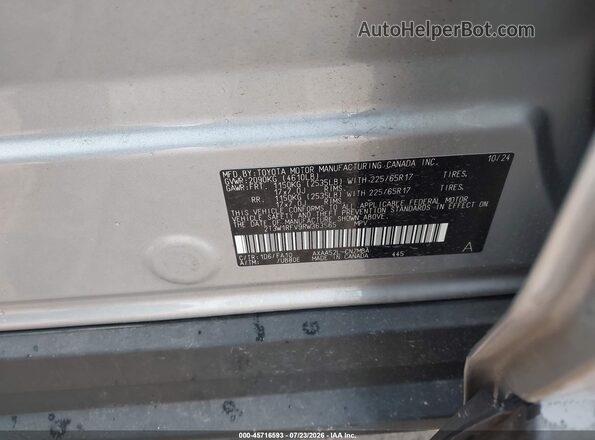 2T3W1RFV9RW363565 2024 TOYOTA RAV4 Gray Engine compartment view