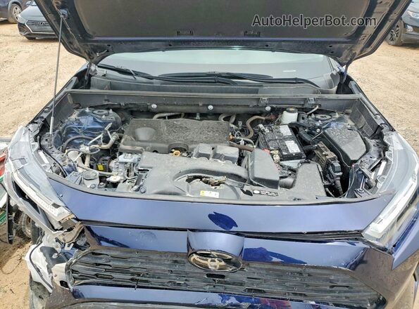 2T3W1RFV9SW385202 2025 TOYOTA RAV4 Blue Вид підкапотного простору