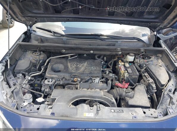 2T3W1RFVXKW011438 2019 TOYOTA RAV4 Dark Blue უკანა ხედი