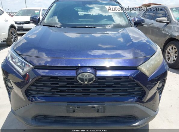 2T3W1RFVXKW011438 2019 TOYOTA RAV4 Dark Blue ხელსაწყოთა პანელის ხედი