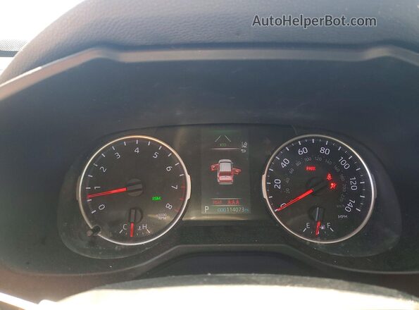 2T3W1RFVXLC055166 2020 TOYOTA RAV4 White Vista del cuadro de instrumentos