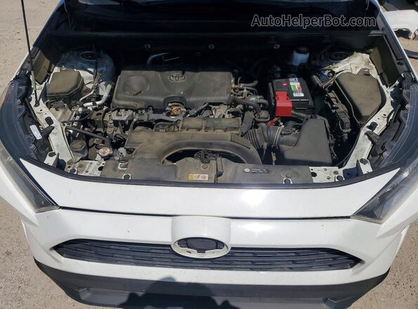 2T3W1RFVXLC055166 2020 TOYOTA RAV4 White Vista del compartimento del motor