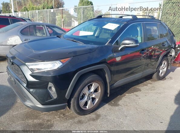 2T3W1RFVXMC147105 2021 TOYOTA RAV4 Black წინა მარცხენა ხედი სამი მეოთხედიდან