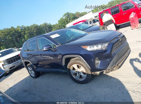 2T3W1RFVXMW159947 2021 TOYOTA RAV4 Blue Widok wnętrza z tyłu