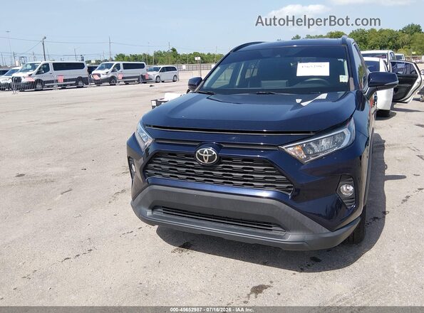 2T3W1RFVXMW167188 2021 TOYOTA RAV4 Dark Blue Widok zestawu wskaźników