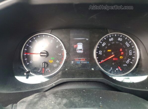 2T3W1RFVXNW203608 2022 TOYOTA RAV4 Gray Vista del cuadro de instrumentos