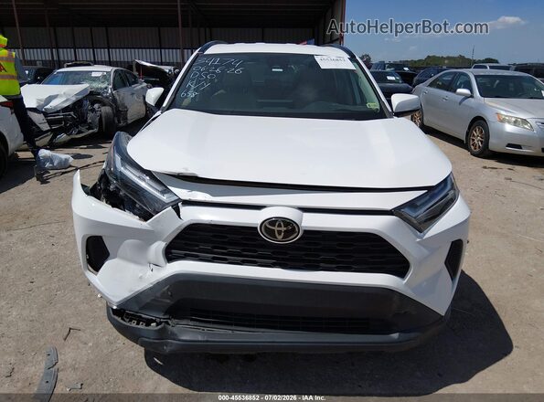 2T3W1RFVXPC230327 2023 TOYOTA RAV4 White Widok zestawu wskaźników