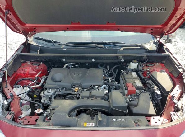 2T3W1RFVXRW354275 2024 TOYOTA RAV4 Red Widok komory silnika
