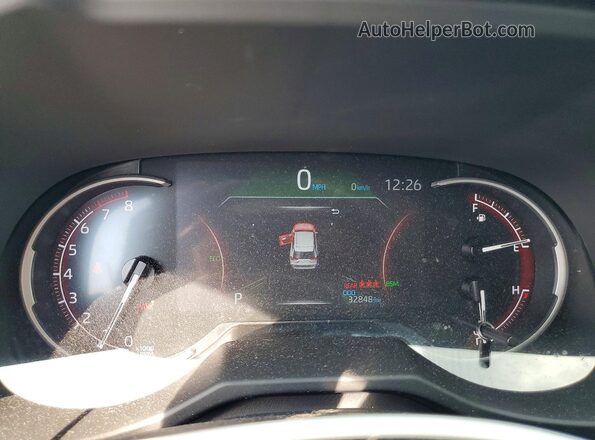 2T3W1RFVXRW354275 2024 TOYOTA RAV4 Red Widok zestawu wskaźników