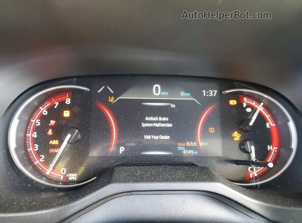 2T3W1RFVXSW435007 2025 TOYOTA RAV4 Red Սարքավորումների վահանակի տեսք