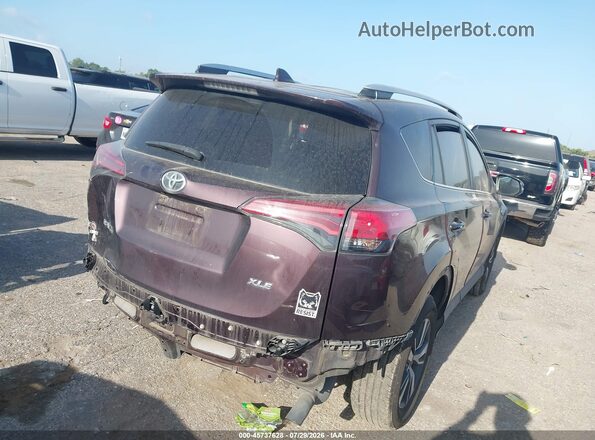 2T3WFREV0GW287539 2016 TOYOTA RAV4 Purple Задня права чверть