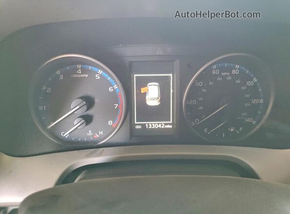 2T3WFREV0HW320119 2017 TOYOTA RAV4 White Vista del cuadro de instrumentos