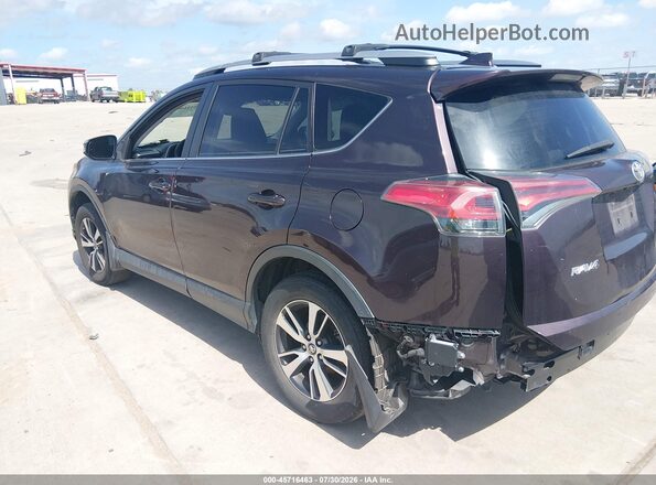 2T3WFREV0HW368378 2017 TOYOTA RAV4 Burgundy Trasero izquierdo