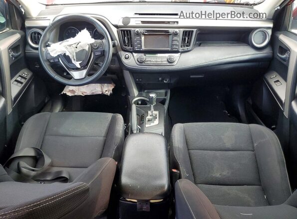 2T3WFREV0JW433526 2018 TOYOTA RAV4 Red წინა პანელის ხედი