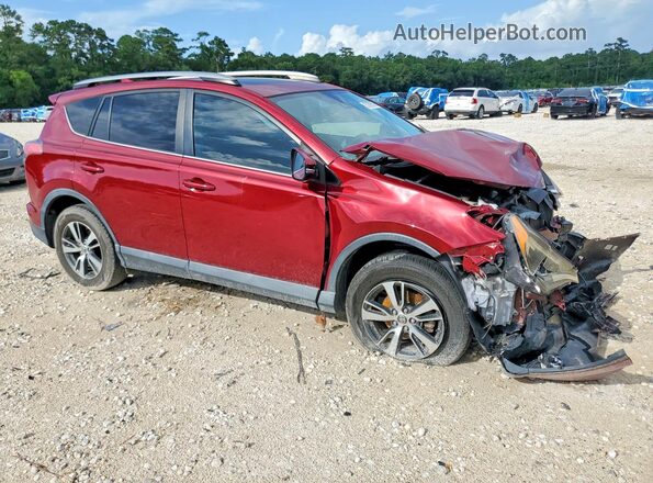 2T3WFREV0JW433526 2018 TOYOTA RAV4 Red წინა მარჯვენა