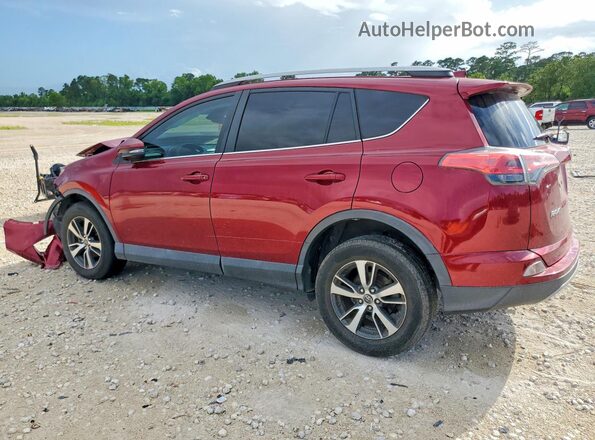 2T3WFREV0JW433526 2018 TOYOTA RAV4 Red უკანა მარცხენა