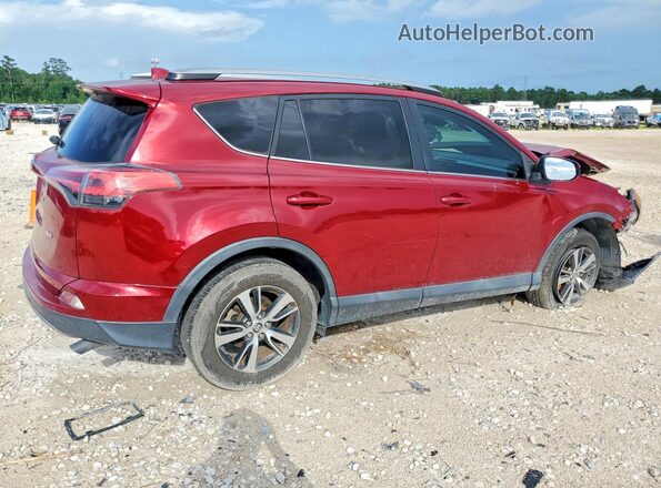2T3WFREV0JW433526 2018 TOYOTA RAV4 Red უკანა მარჯვენა