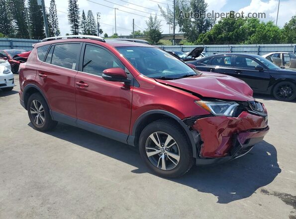 2T3WFREV0JW465621 2018 TOYOTA RAV4 Red წინა მარჯვენა
