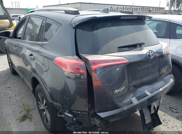 2T3WFREV0JW482581 2018 TOYOTA RAV4 Серый Задняя левая четверть