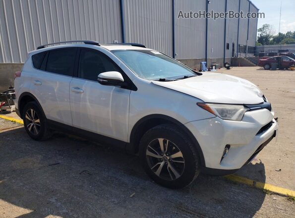 2T3WFREV0JW503347 2018 TOYOTA RAV4 White Передня права чверть
