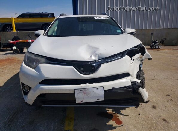 2T3WFREV0JW503347 2018 TOYOTA RAV4 White Вид спереду