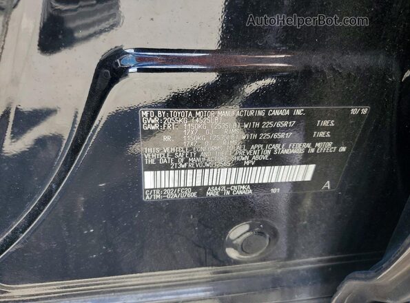 2T3WFREV0JW512565 2018 TOYOTA RAV4 Black ძრავის განყოფილების ხედი