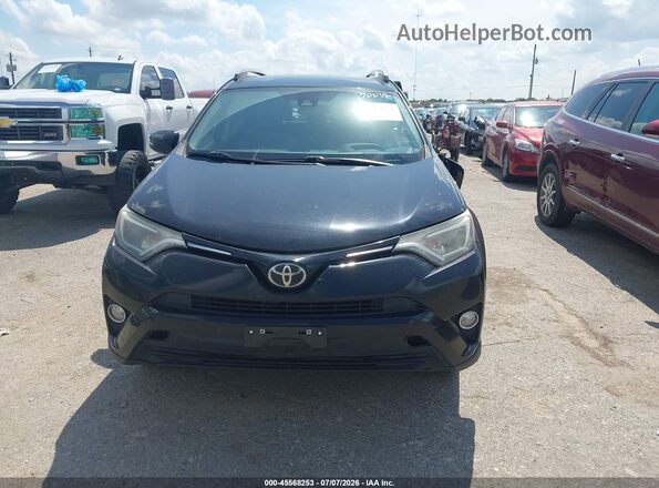 2T3WFREV1HW369054 2017 TOYOTA RAV4 Black Widok zestawu wskaźników