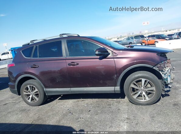 2T3WFREV1JW469824 2018 TOYOTA RAV4 Фиолетовый Панорамный вид салона 360°