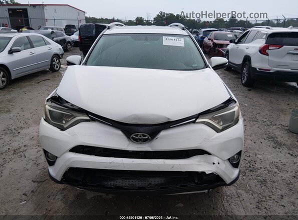 2T3WFREV2GW255661 2016 TOYOTA RAV4 White Vista del cuadro de instrumentos