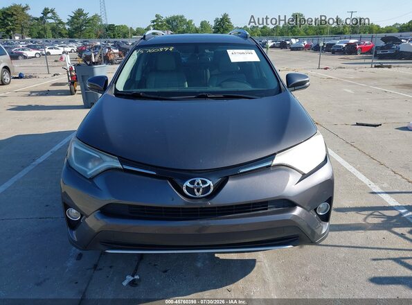 2T3WFREV2GW270340 2016 TOYOTA RAV4 Серый Вид задней части салона