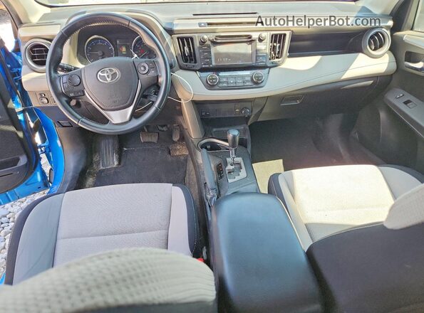 2T3WFREV2GW289101 2016 TOYOTA RAV4 Blue Vista del salpicadero