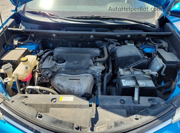2T3WFREV2GW289101 2016 TOYOTA RAV4 Blue Vista del compartimento del motor