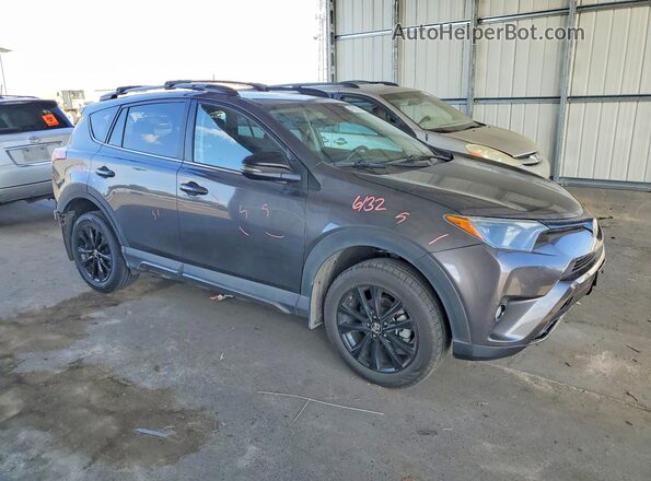 2T3WFREV2JW483909 2018 TOYOTA RAV4 Серый Передняя правая четверть