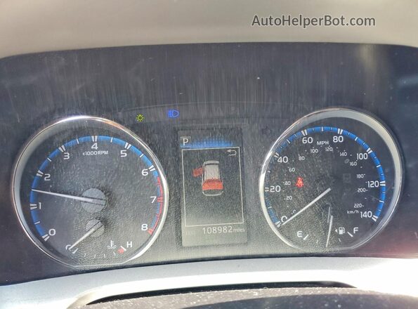 2T3WFREV3GW250615 2016 TOYOTA RAV4 Red Vista del cuadro de instrumentos