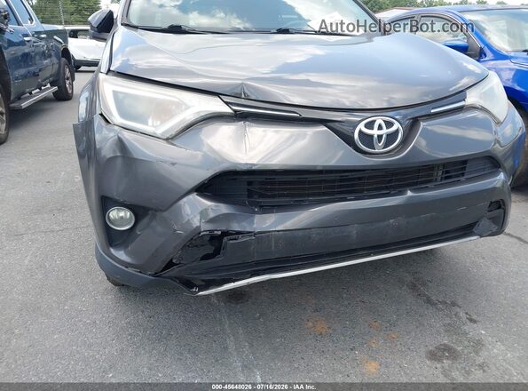 2T3WFREV3GW252803 2016 TOYOTA RAV4 Gray Դիմացի տեսք