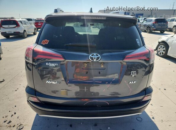 2T3WFREV3JW405753 2018 TOYOTA RAV4 Gray Вид ззаду
