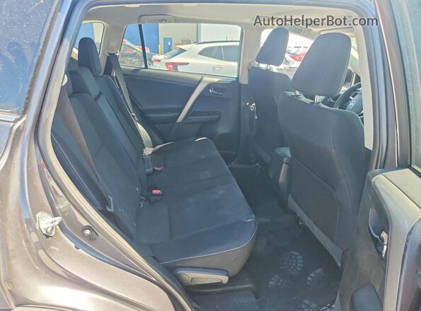 2T3WFREV3JW405753 2018 TOYOTA RAV4 Gray Вид задньої частини салону