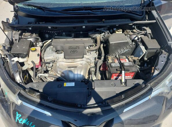2T3WFREV3JW405753 2018 TOYOTA RAV4 Gray Вид підкапотного простору
